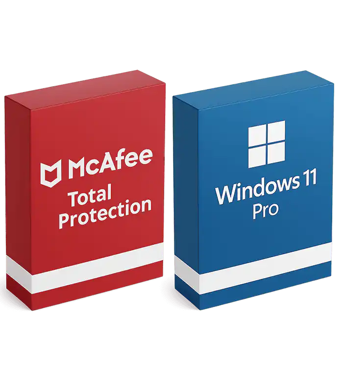 Windows 11 Pro + McAfee Total Protection (10 Years)